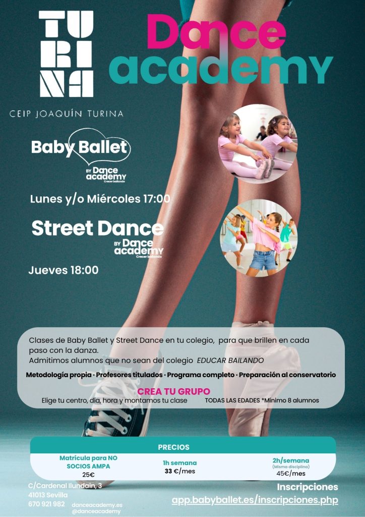 Academia de baile en Sevilla
