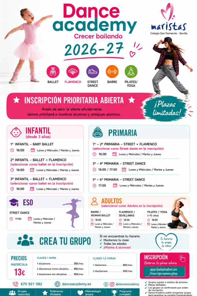 Academia de baile en Sevilla