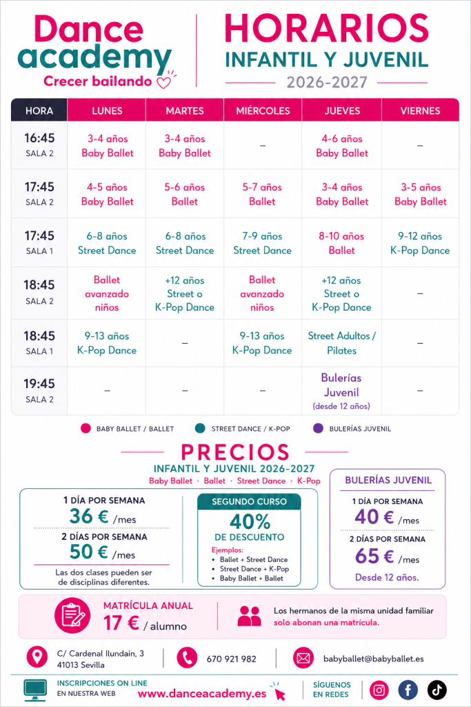 Academia de baile en Sevilla