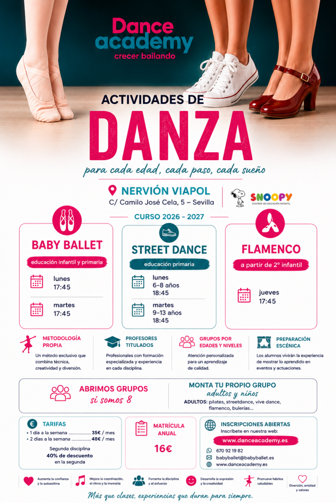 Academia de baile en Sevilla