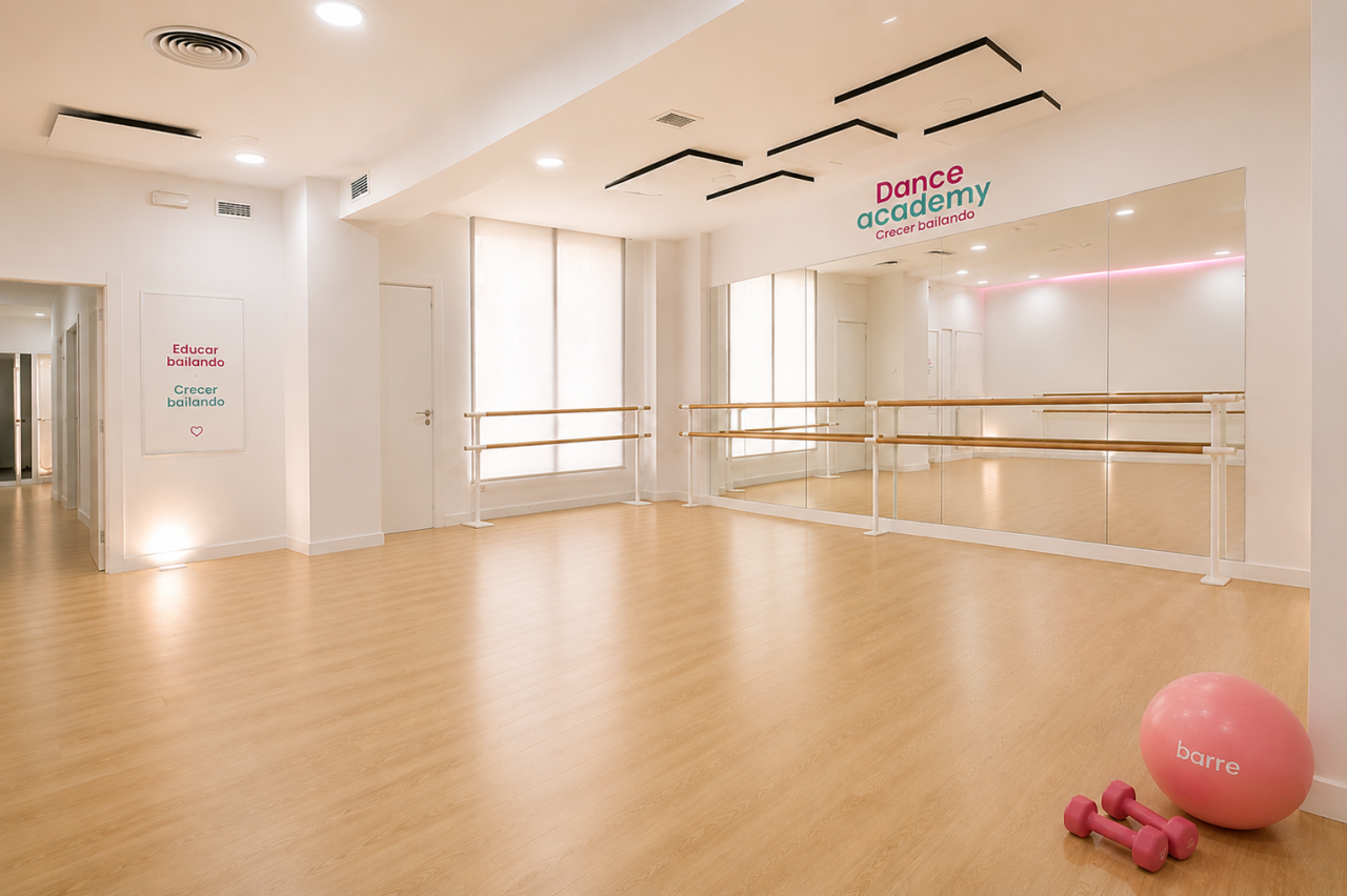 Sala de Barre en Dance Academy Sevilla